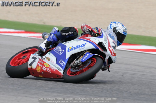 2010-06-26 Misano 1794 Rio - Superbike - Qualifyng Practice - Carlos Checa - Ducati 1098R